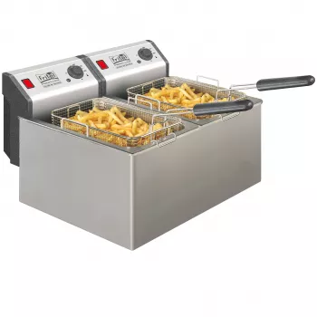 Profesionální fritéza FRITEL 16 litrů 6,6kW nerez
