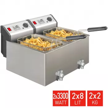Fritéza FRITEL TURBO SF 16 litrů 6,6kW nerez