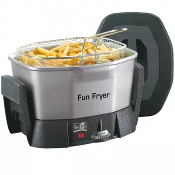 Fritéza FRITEL Starter 1,5L 1400W černá/šedá/stříbrná
