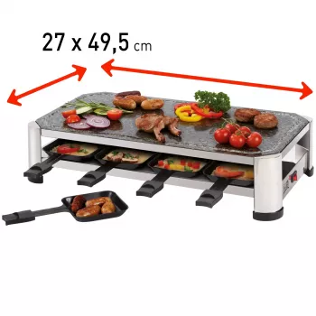 Raclette FRITEL SG 2180 nerez/chrom černá