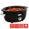 Pomalý hrnec FRITEL Family 5,5 litru 210W černý/chrom