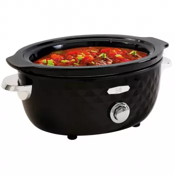Pomalý hrnec FRITEL Family 5,5 litru 210W černý/chrom