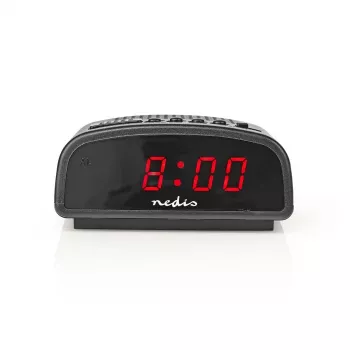 Nedis CLDK008BK LED digitální budík s přisvětlením, černý