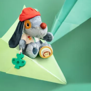 Aktivitní plyšová hračka Lilliputiens Jules the Dog, 9m+