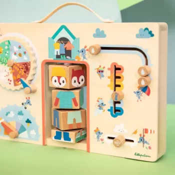 Aktivitní oblékací deska do každého počasí Lilliputiens Alice the Fox 83556