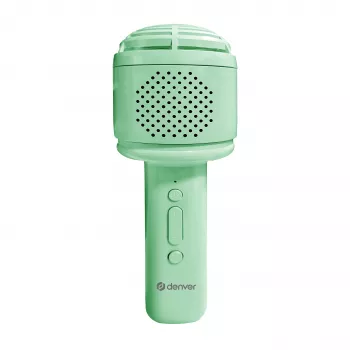 Denver KMS-30 zelený karaoke mikrofon s Bluetooth reproduktorem
