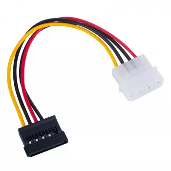 Akyga AK-CA-17 Molex to SATA Power Adapter Cable, 15 cm