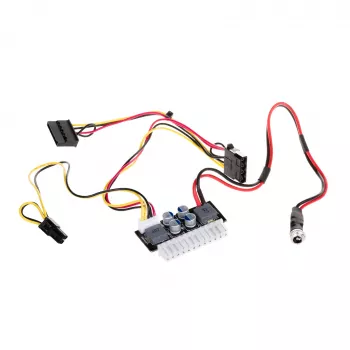 Akyga AK-CA-38 PICO PSU DC/ATX napájecí adaptér, 120 W, 12 V DC vstup, 24pin ATX, P4, SATA, Molex