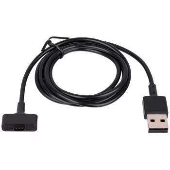 Akyga AK-SW-23 magnetický USB nabíjecí kabel pro Fitbit Ionic, 1 m, černý