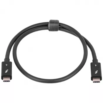 Kabel Akyga AK-USB-33 USB-C na USB-C Thunderbolt, 40 Gbit/s, 100 W, 0,5 m, černý