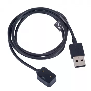 Akyga AK-SW-30 magnetický nabíjecí kabel pro Amazfit Cor A1702, USB-A, 1 m, černý