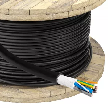 Akyga AK-SC-E12 EV nabíjecí kabel 5 x 6 mm² + 2 x 0,75 mm², třífázový, 32 A, 450/750 V, na metry