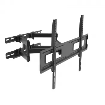 Akyga AK-MB-10 Full Motion TV Wall Mount, 37-70 inch, 50 kg, VESA 600x400, Swivel ±45°, Tilt ±20°, Black