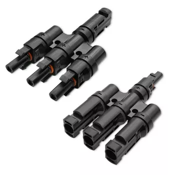 Qoltec MC4 T-typ odbočný konektor sada 1000V 30A