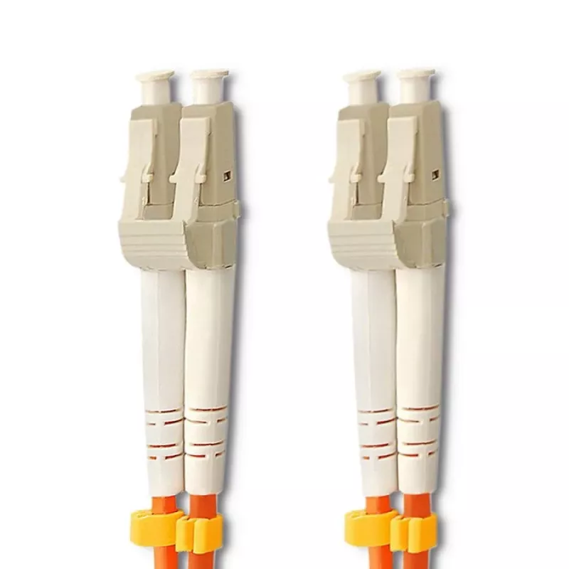Qoltec optický patch kabel LC/UPC na LC/UPC multimode OM2 duplex 20m