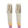 Qoltec optický patch kabel LC/UPC na LC/UPC multimode OM4 duplex 10m