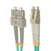 Optický patchcord Qoltec LC/UPC - SC/UPC multimode OM4 duplex 3 m
