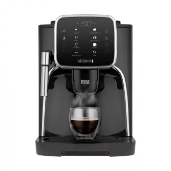 TEESA AROMA 750 Automatic Bean-to-Cup Coffee Machine with Grinder, 1450 W, 1.5 L, Black