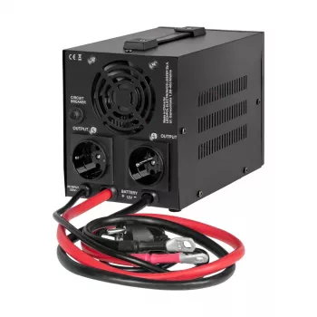 Měnič napětí s čistou sinusoidou a nabíjecí funkcí Rebel POWER-500-LFP4 12V 230V 500VA/300W