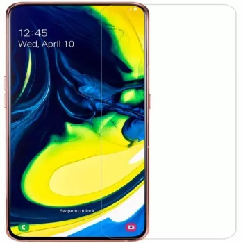 Evelatus Samsung Galaxy A80 0,33mm plochá čirá ochranná fólie z tvrzeného skla s japonským lepidlem a antistatickou vrstvou