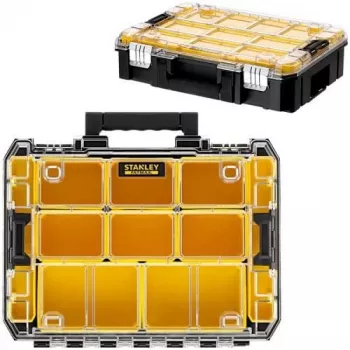 STANLEY PRO-STACK organizér Duo-Pack (černý/transparentní, 2 ks)