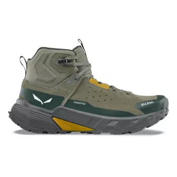 Salewa Pedroc 2 Leather Mid PTX turistické boty tmavě olivové/kaktusové EU 44