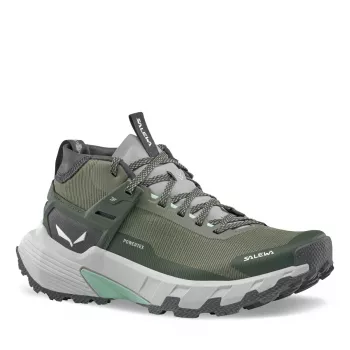 SALEWA Pedroc 2 Mid PTX dámské speed hiking boty, zelené/černé, UK 5,5