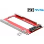 Převodník DeLOCK U.2 na M.3 / NF1 – adaptér PCIe 4.0 NVMe, SFF-8639 na SFF-8611/8612