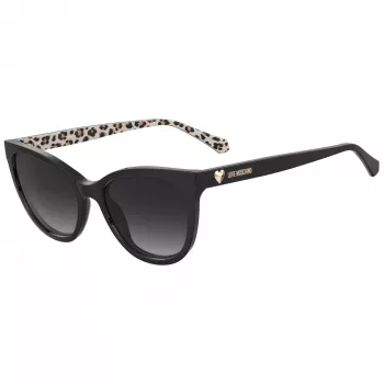 Dámské sluneční brýle MOSCHINO LOVE MOL072-S, hranatý acetátový rám, UV400 ochrana, 54/18/140 mm