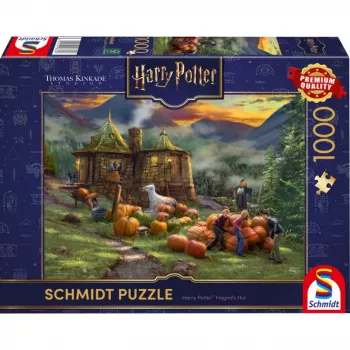 Puzzle Schmidt Thomas Kinkade Studios Harry Potter - Hagridova chýše 1000 dílků