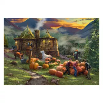 Puzzle Schmidt Thomas Kinkade Studios Harry Potter - Hagridova chýše 1000 dílků