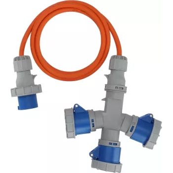 Prodlužovací kabel Brennenstuhl 1167670202 CEE 3násobný rozbočovač 16A 2 m H07RN-F 3G 2,5 mm² IP44