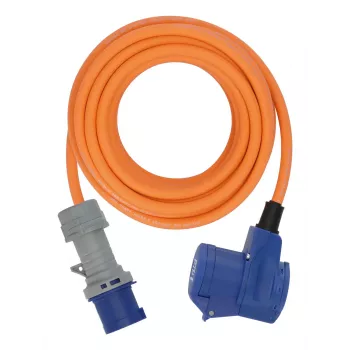 Prodlužovací kabel Brennenstuhl 1167650310 10 m CEE zástrčka / úhlová zásuvka H07RN-F 3G 2,5 mm² modrá