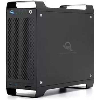 OWC ThunderBay Flex 8 – 8-slotové úložiště/dock/PCIe skříň s 2x Thunderbolt 3 porty, SoftRAID XT, černá