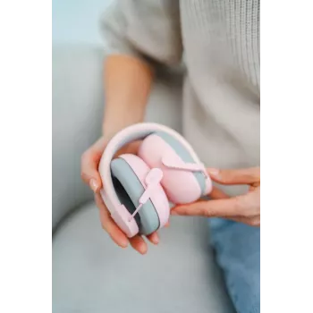 Momini dětská protihluková sluchátka Milo růžová
