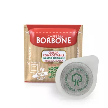 ESE kávové pady Caffè Borbone Miscela Rossa 44 mm, 100 ks, 7,2 g každý