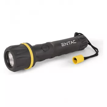 LED svítilna ENTAC EFL-2AA-PL 2xAA, ABS plast, černá, 30 lumenů