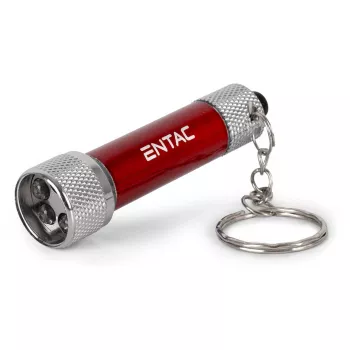 LED svítilna na klíče ENTAC 5, červená