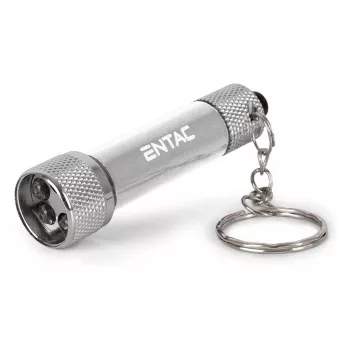 Klíčenka svítilna ENTAC 5 LED stříbrná