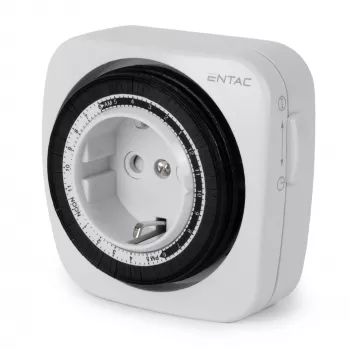 Mechanické minuty časovač ENTAC 24 hodin 48 programů
