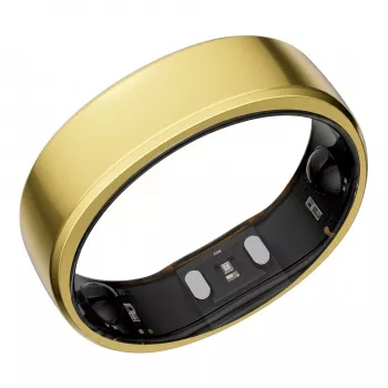 Chytrý prsten RingConn Smart Ring Gen2 – King Gold velikost 7 – nositelné zařízení pro sledování spánku a kondice – tepová frekvence, SpO2, sledování stresu