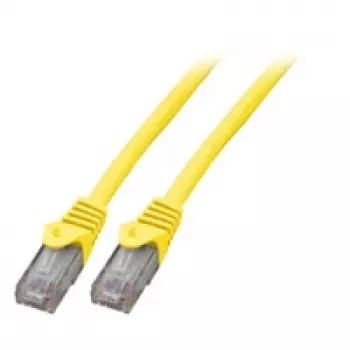 EFB Elektronik Cat.6 U/UTP patch kabel CCA 15m žlutý