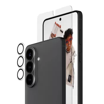 PanzerGlass Hoops 2-in-1 sada Samsung Galaxy S26+ | Ultra-Wide Fit