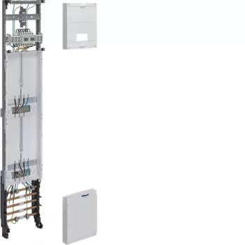 Hager universZ kompletní elektroměrové pole 2 ZP 1-pole 1350mm NRW SH MV N-Sachsen (ZH53X3T)