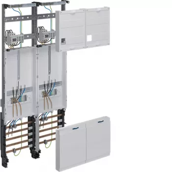 Hager ZK33X3T kompletní elektroměrové pole 1050mm 2 místa pro elektroměr 2 rozvodná pole NRW SH MV N-Sachsen