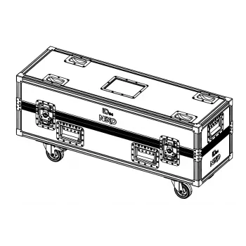 NEXO IDT-2CASE84 Flight Case s kolečky pro 2x reproduktory ID84 / ID84T
