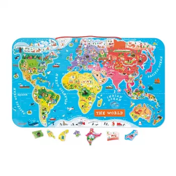 Janod Magnetické puzzle Světová mapa