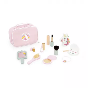 Janod Little Miss Unicorn sada na hraní na krásu s 10 doplňky 3+