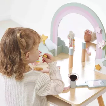 Janod Little Miss Unicorn sada na hraní na krásu s 10 doplňky 3+