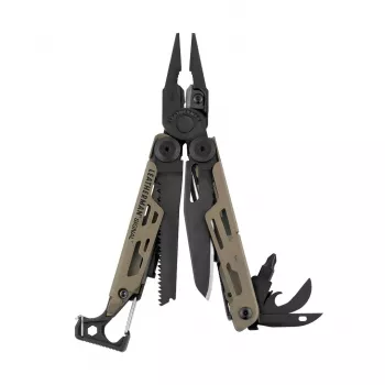 Multifunkční kleště Leatherman SIGNAL, 19 nástrojů, černá a tan